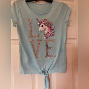 Love is everything with this kids shirt size 14.